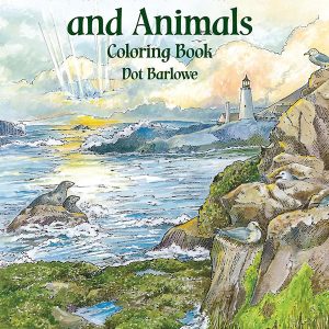 Seashore Plants and Animals Coloring Book - (Dover Sea Life Coloring Books)